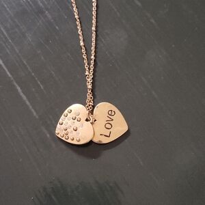 Heart Pendant Necklace in Gold